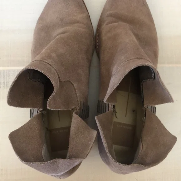 Dulce Vita tan all suede booties - Picture 6 of 10